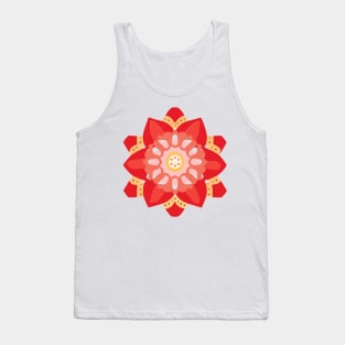 mandala Clamber drawing Tank Top